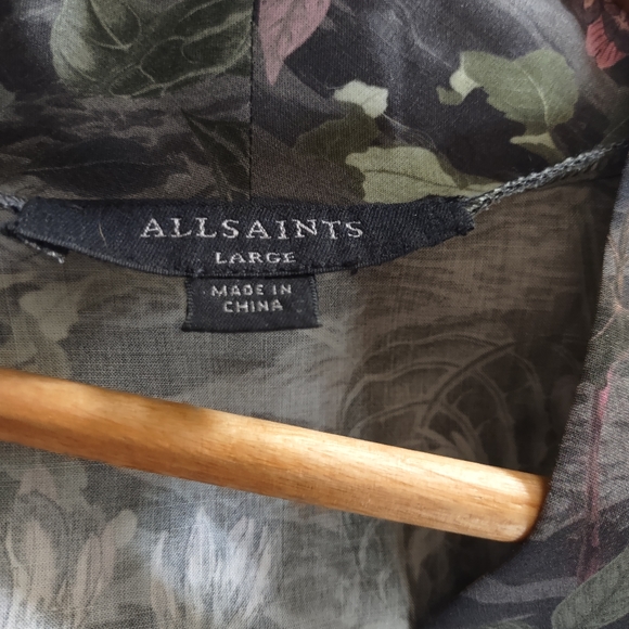 All Saints Fay Paradeep Tropical Print Dress - Picture 13 of 16